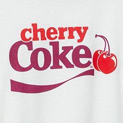Plus Size Cherry Coke Cotton Cropped Ringer Tee, CHERRY COKE BLANC DE BLANC, swatch