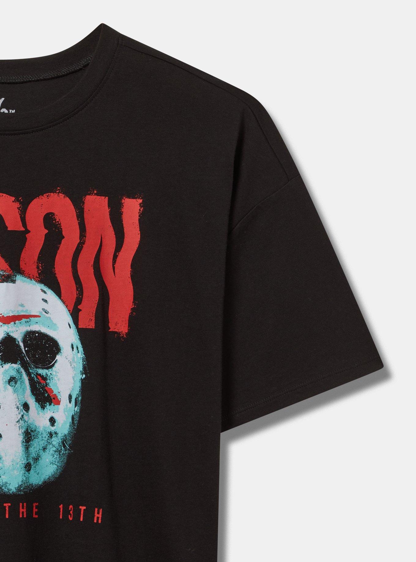 Friday the 13th Oversized Cotton Crew Tunic Tee