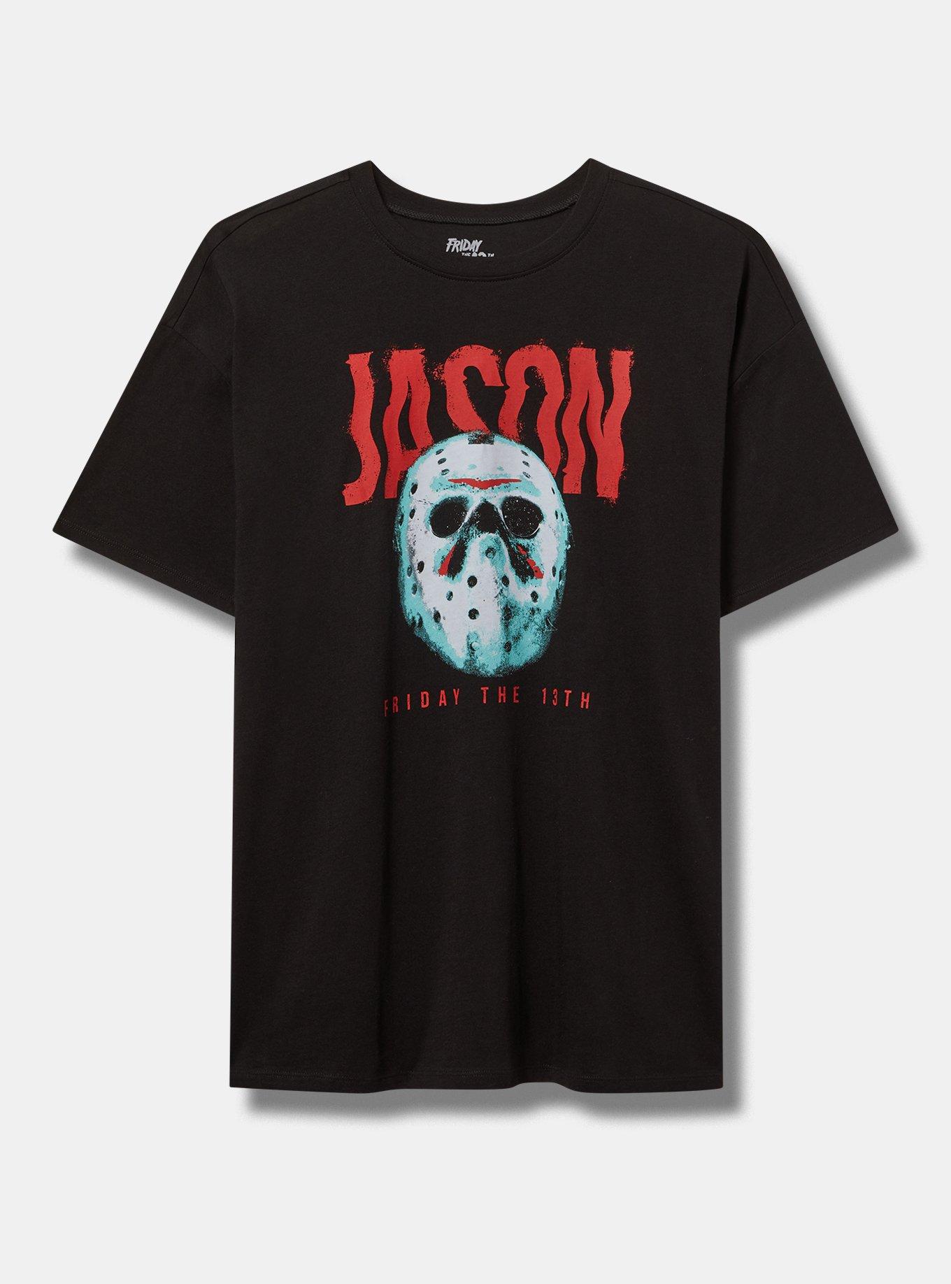 Friday the 13th Oversized Cotton Crew Tunic Tee