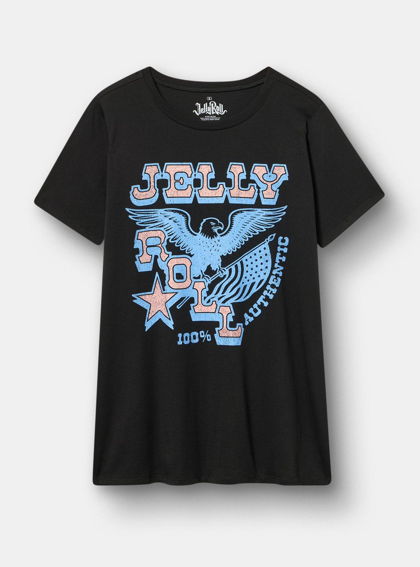 Jelly Roll Classic Cotton Crew Tee, JELLY ROLL AUTHENTIC DEEP BLACK, hi-res