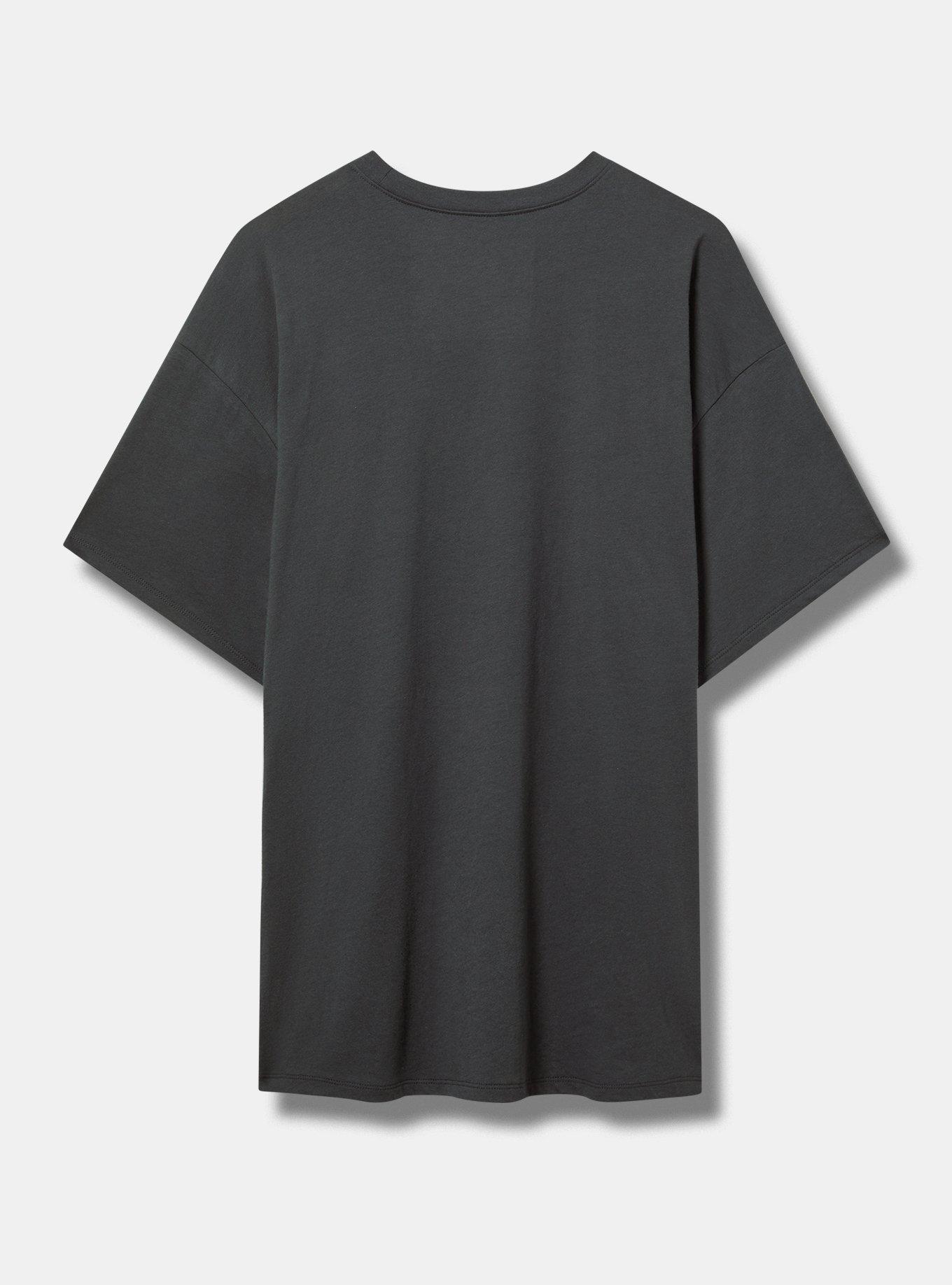 Harry Potter Oversized Cotton Crew Tunic Tee