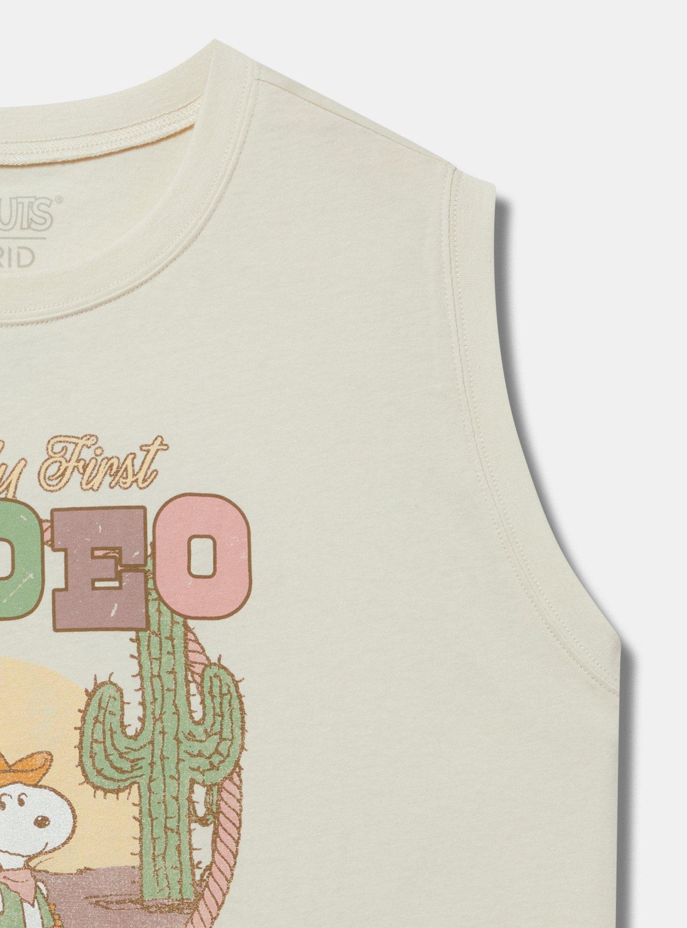 Snoopy Relaxed Cotton Crew Tank