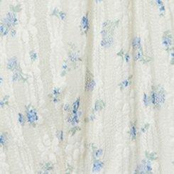 LoveSick Babydoll Top, DAINTY PETALS ANTIQUE WHITE, swatch