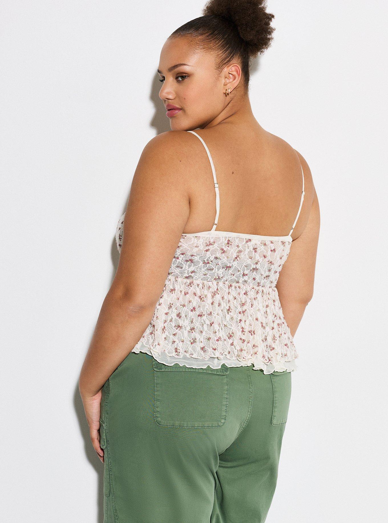 LoveSick Sweetheart Babydoll Top, PETITE BLOSSOMS PRISTINE, alternate