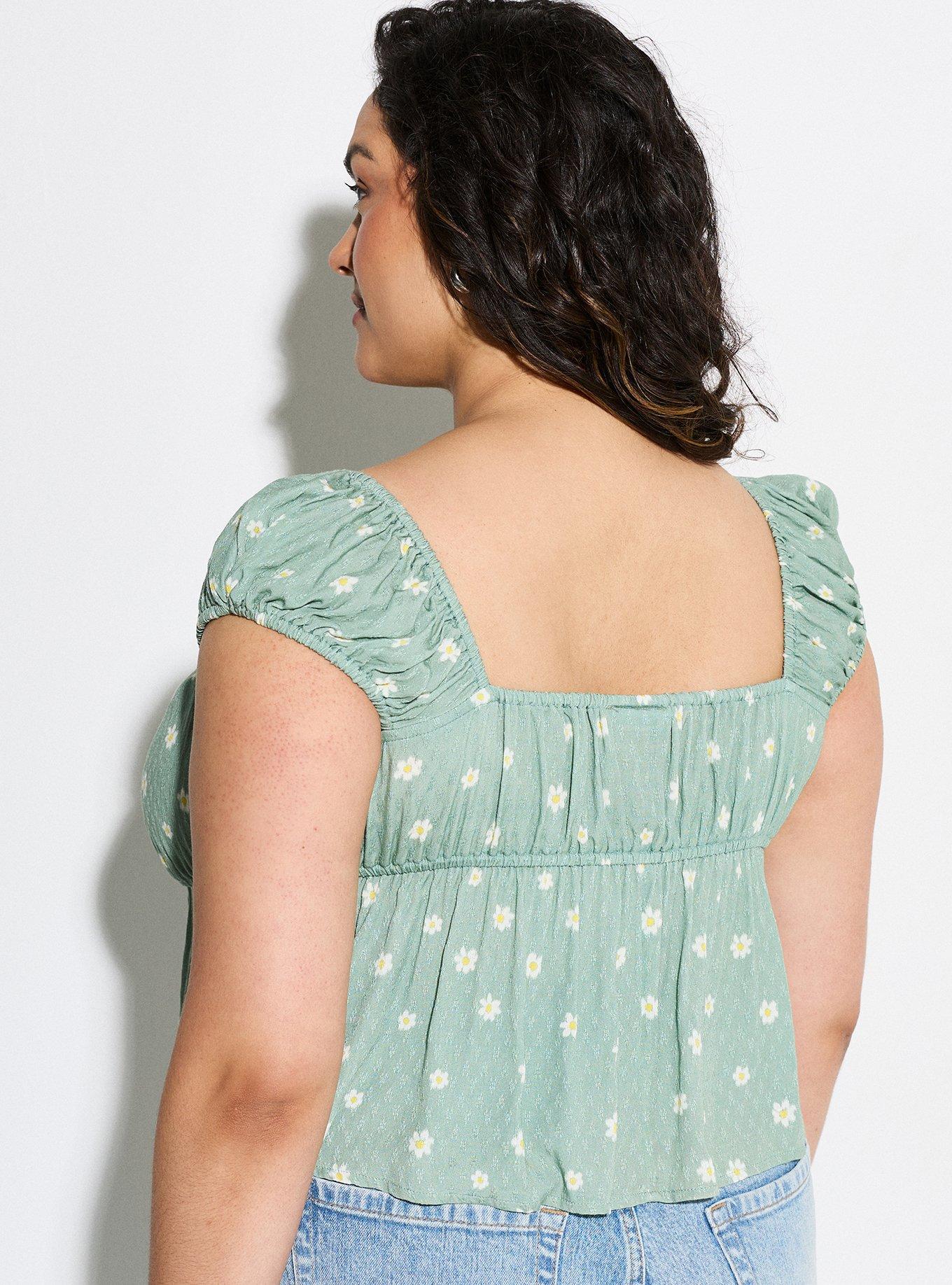 LoveSick Double Tie Flyaway Top, DIZZY DAISY GREEN BAY, alternate