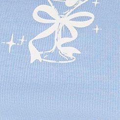 Plus Size LoveSick Lace Trim Crop Tank, MARTINI BOW FOREVER BLUE, swatch