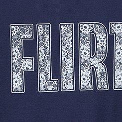 LOVESICK CREW NECK BABY CROP TEE, FLIRT MEDIEVAL BLUE, swatch