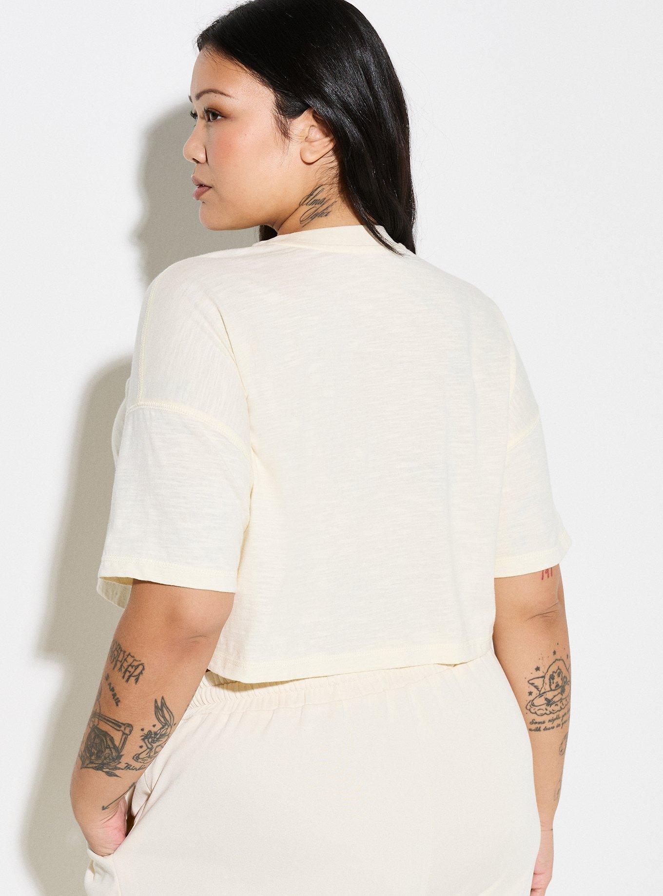 LoveSick Cropped Jersey Tee