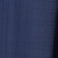 Plus Size Crosshatch Dobby Lace-Trim Top, PEACOAT, swatch