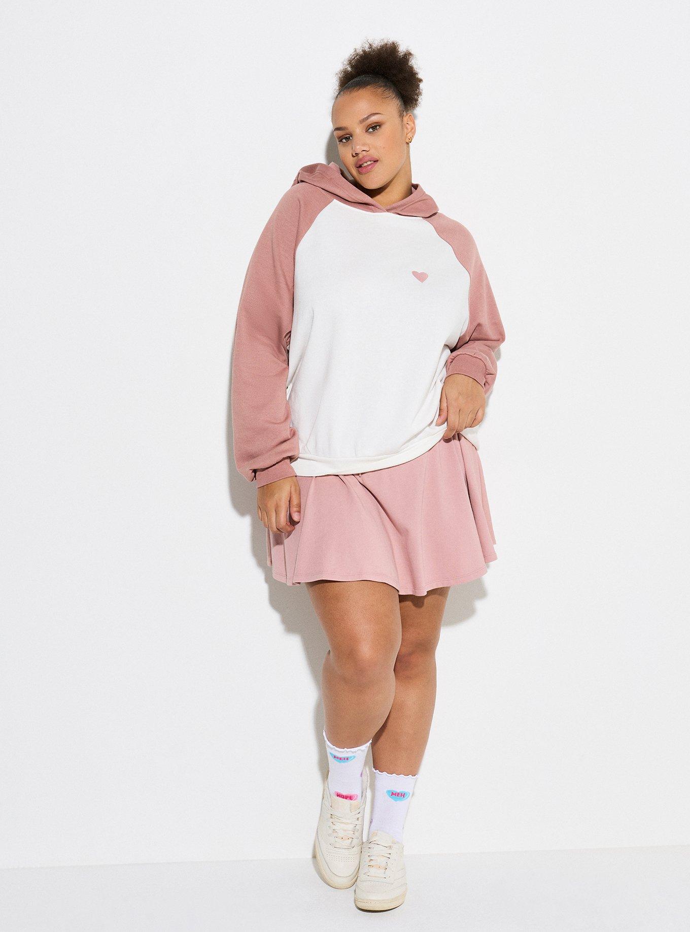 LoveSick Fleece Circle Skort, WOODROSE, alternate