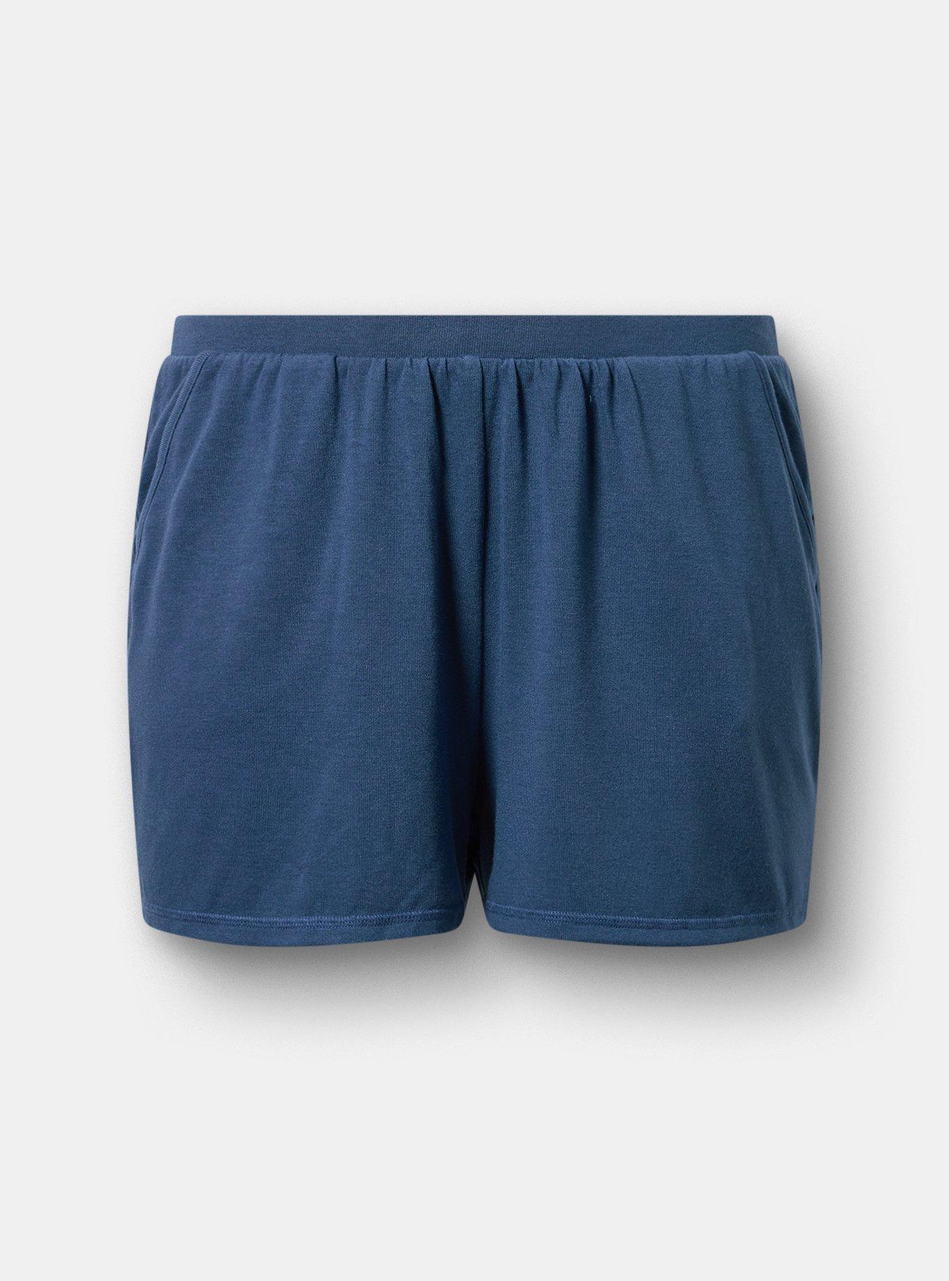 Terry Lounge Boxer Short, SARGASSO SEA, flat