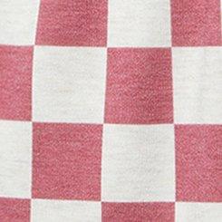 Terry Lounge Short, THANKS CHECK HEATHER OATMEAL, swatch