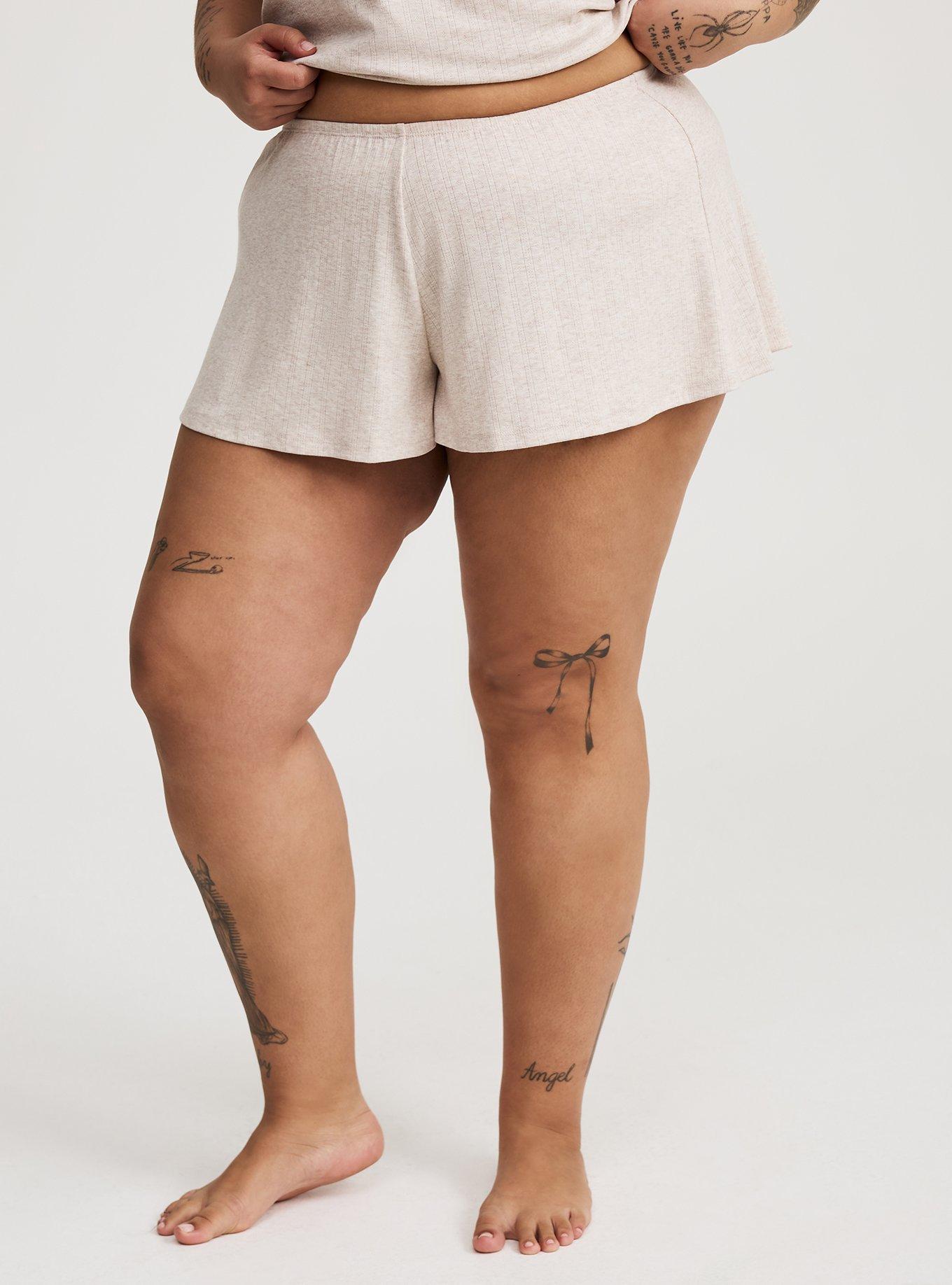 Pointelle Flutter Sleep Short