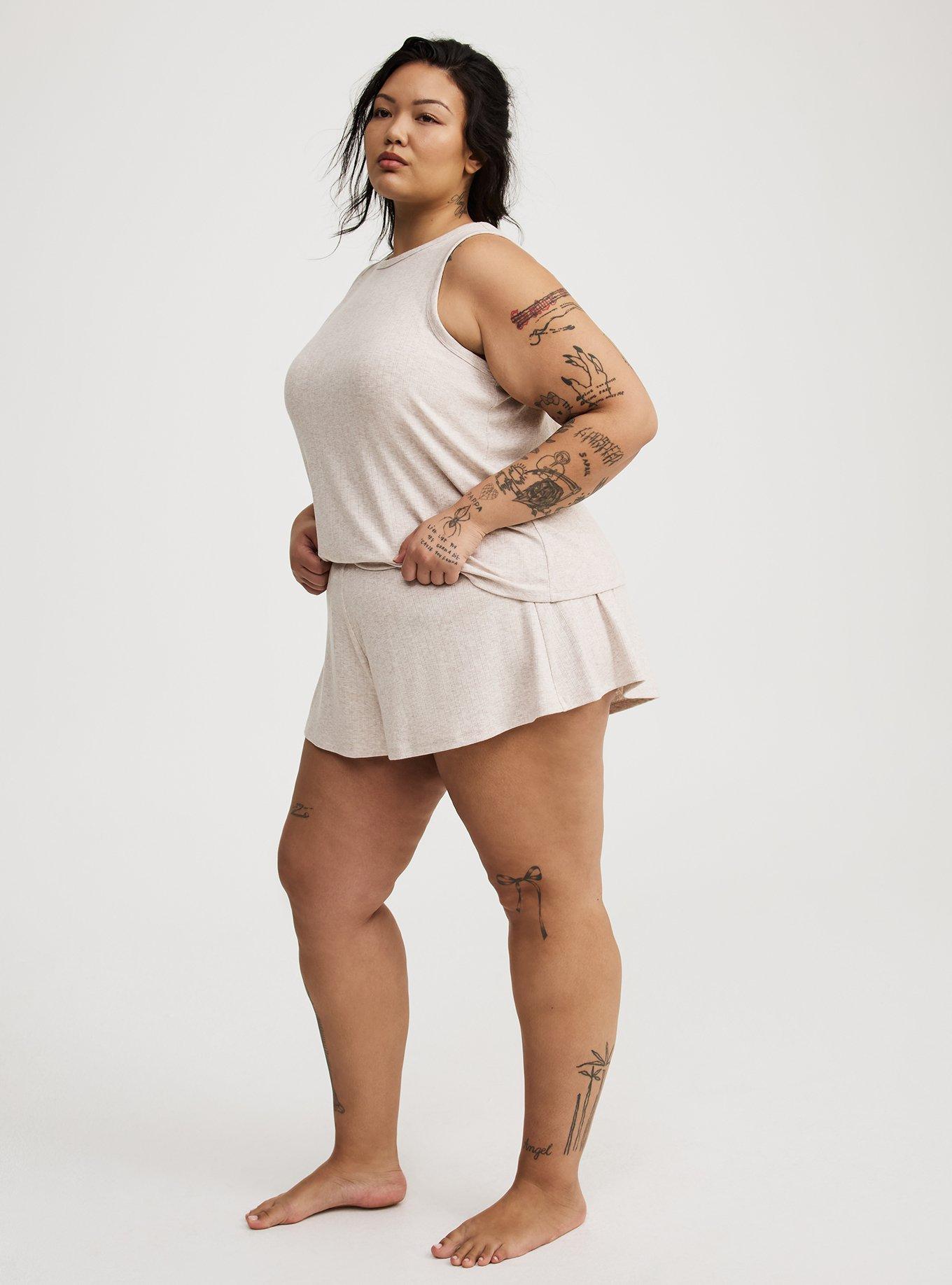 Pointelle Flutter Sleep Short