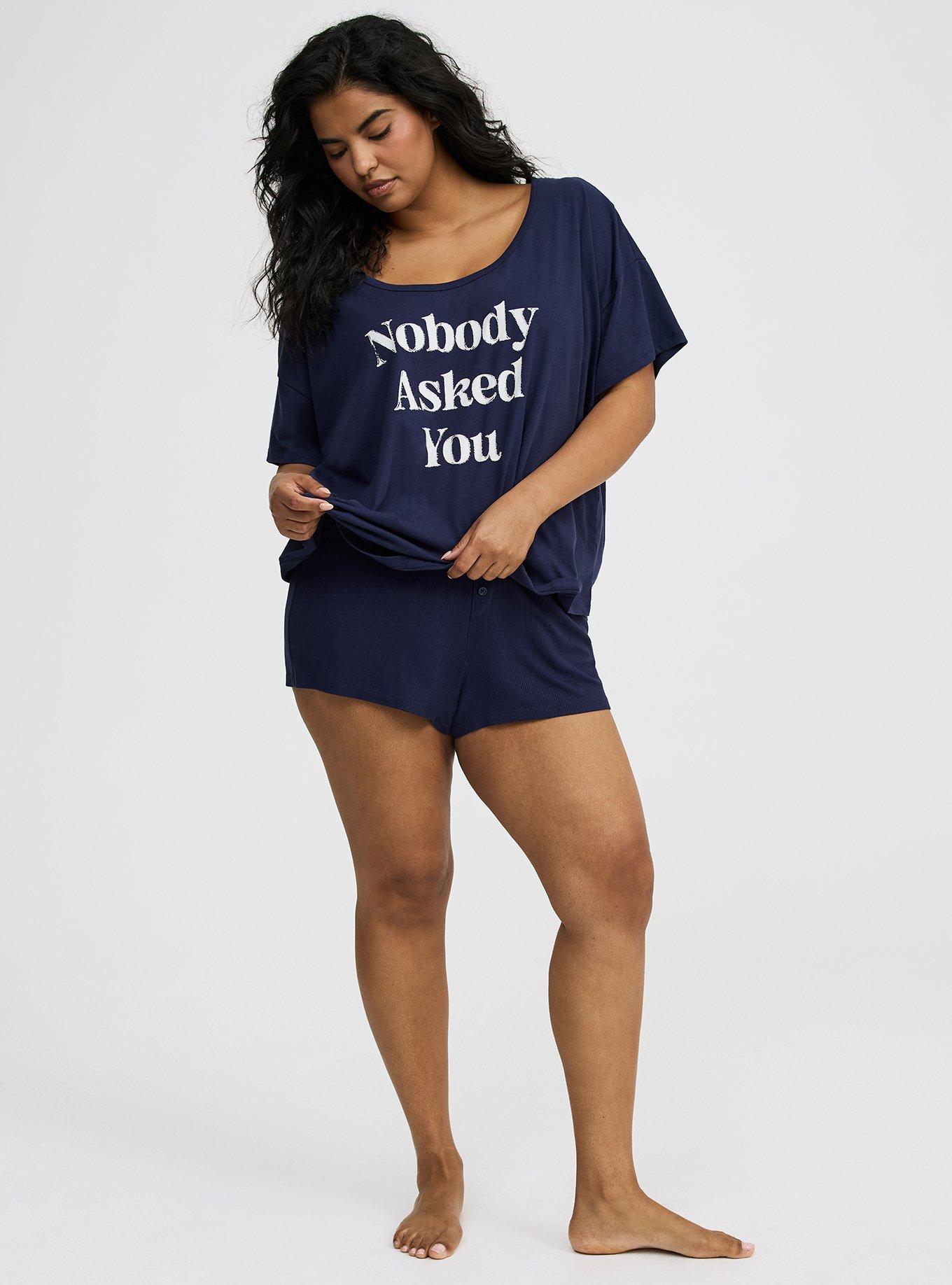 Lightweight Cotton Jersey Sleep Tee