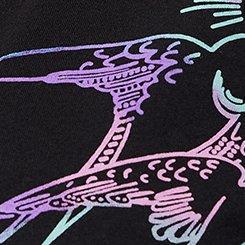 Light Weight Cotton Jersey Sleep Tee, SWALLOW RAINBOW, swatch