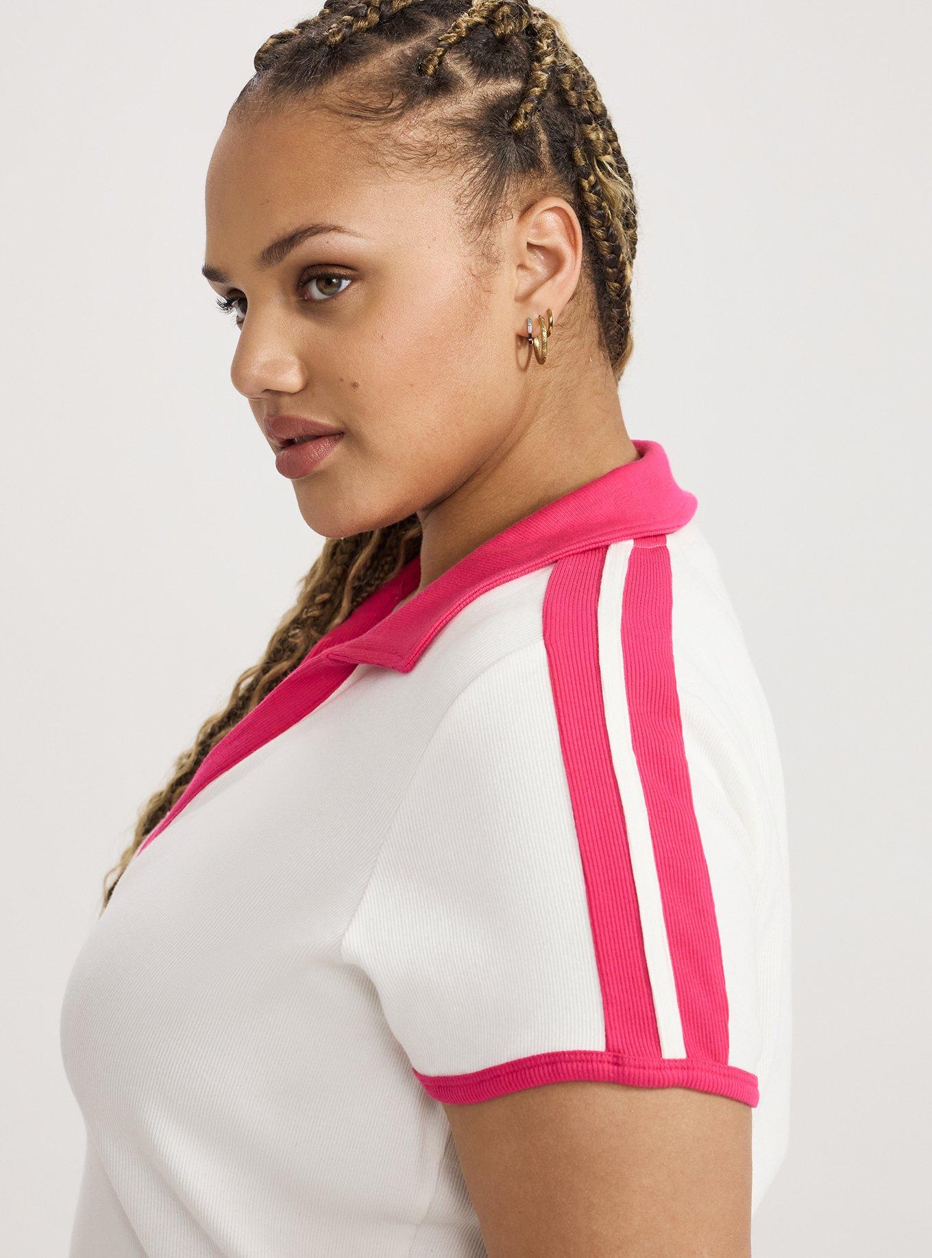 TRU Heritage Rib Polo Active Tee, BLANC DE BLANC, alternate