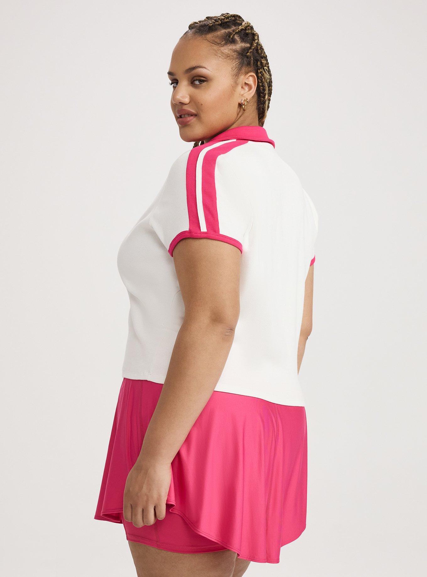 TRU Heritage Rib Polo Active Tee, BLANC DE BLANC, alternate