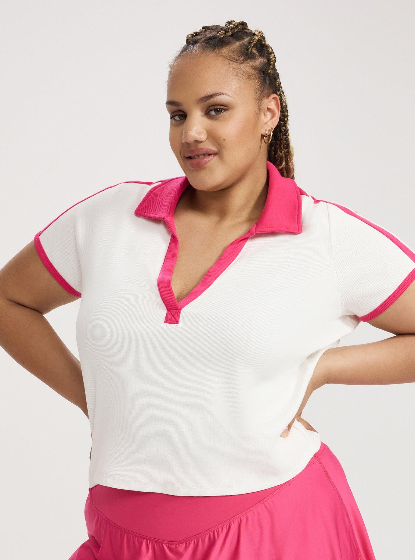 TRU Heritage Rib Polo Active Tee, BLANC DE BLANC, alternate