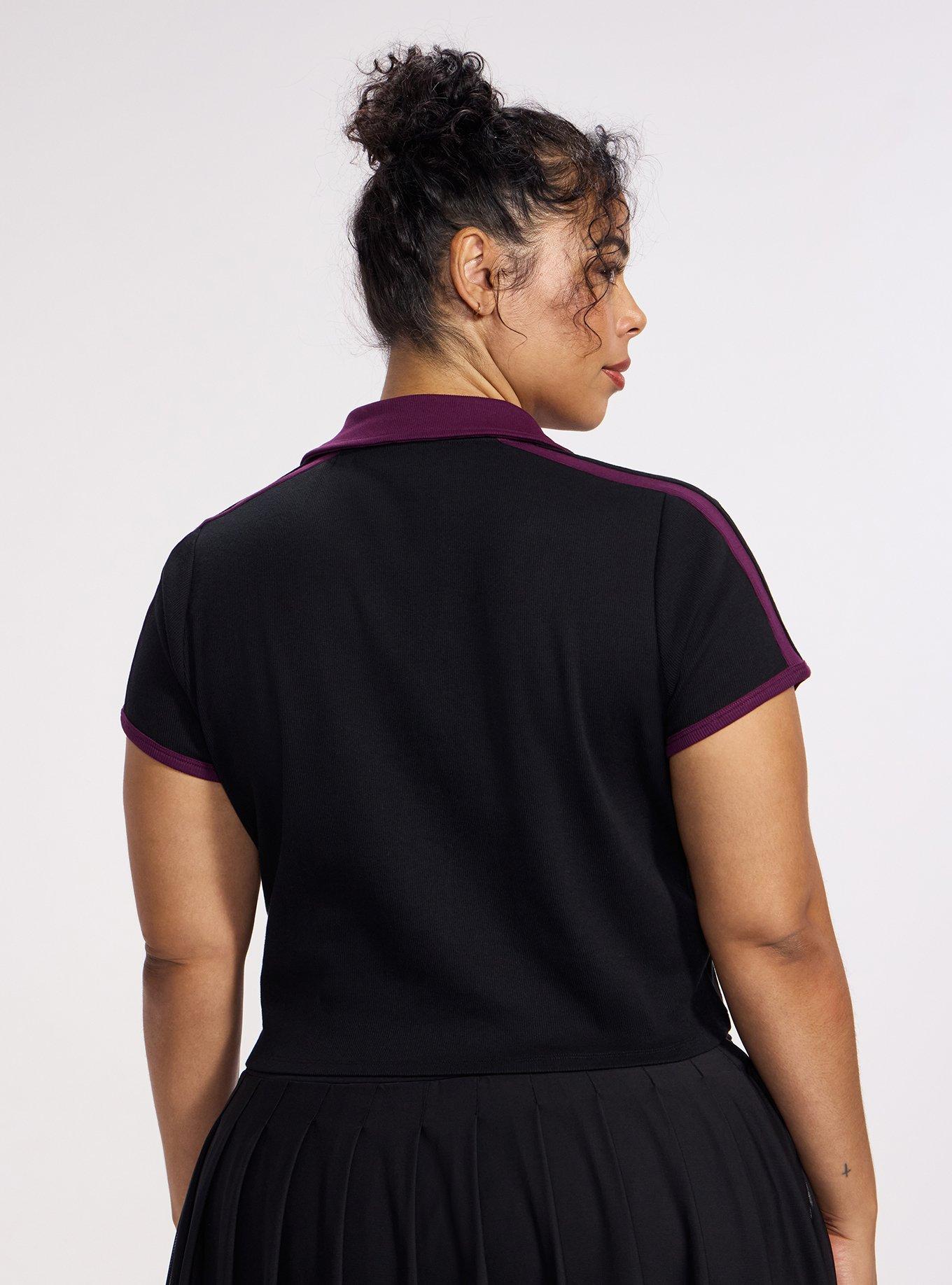 TRU Heritage Rib Polo Active Tee, WINTER BLOOM, alternate