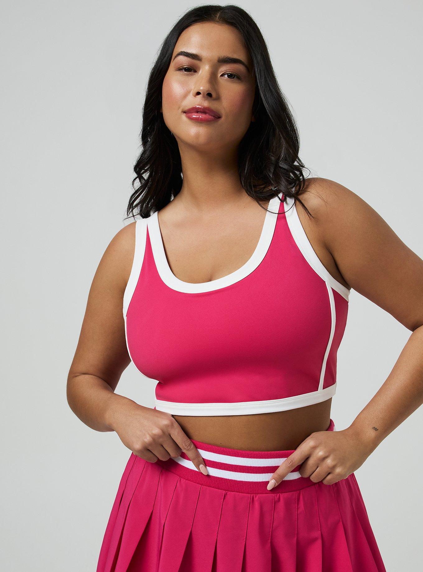 TRU Performance Core Active Sports Bra, PINK PEACOCK, alternate