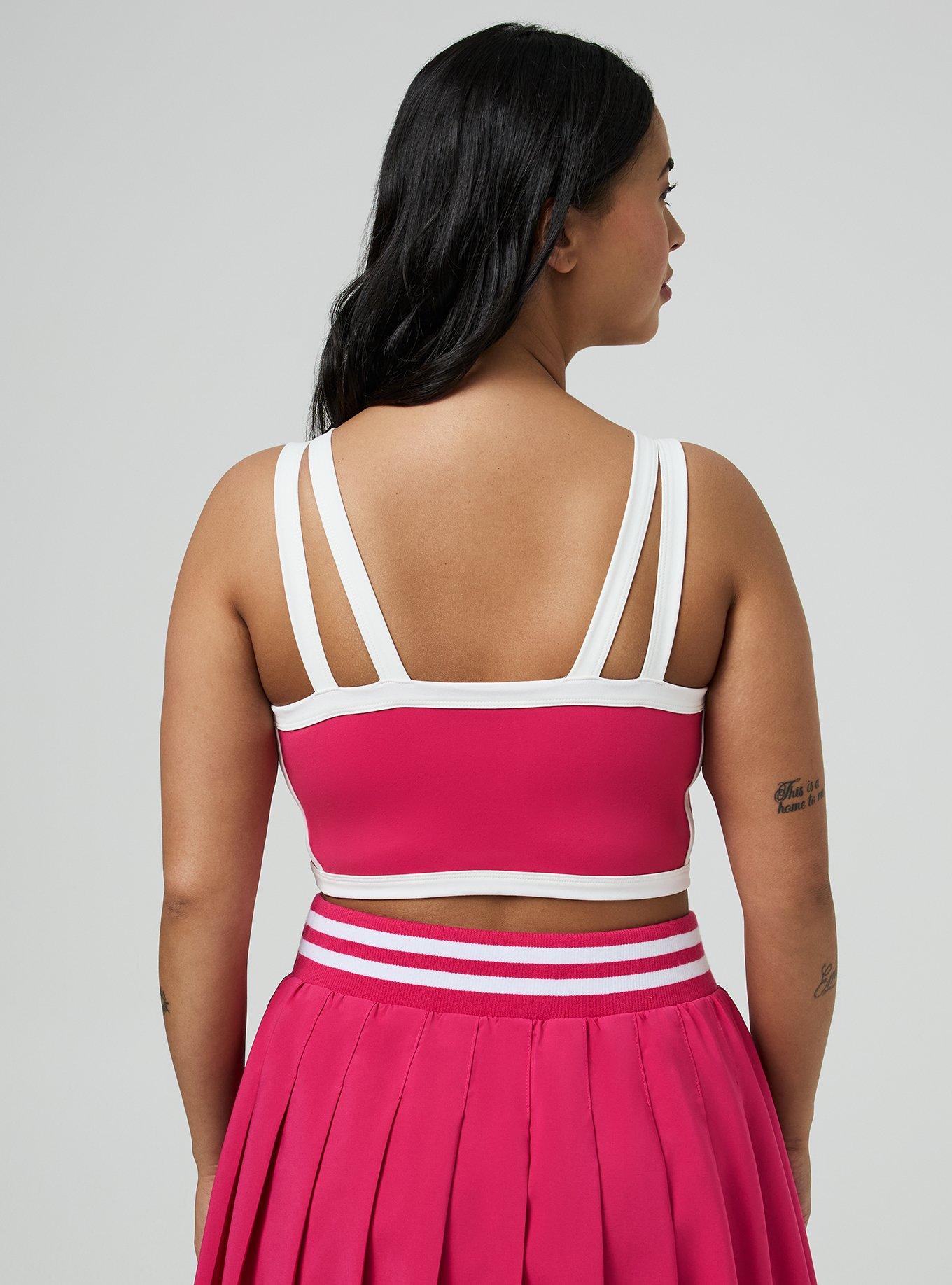 TRU Performance Core Active Sports Bra, PINK PEACOCK, alternate