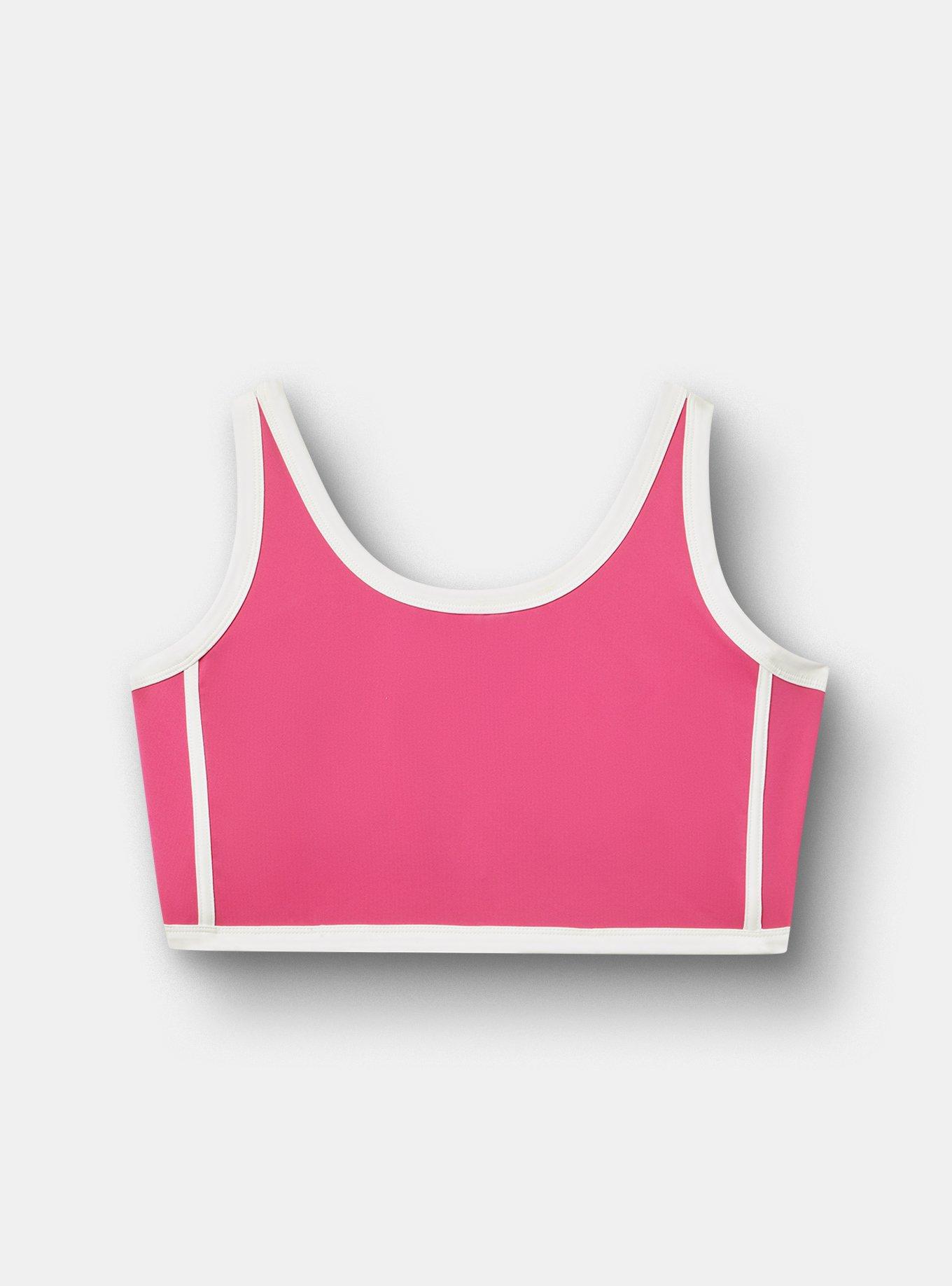 TRU Performance Core Active Sports Bra, PINK PEACOCK, hi-res