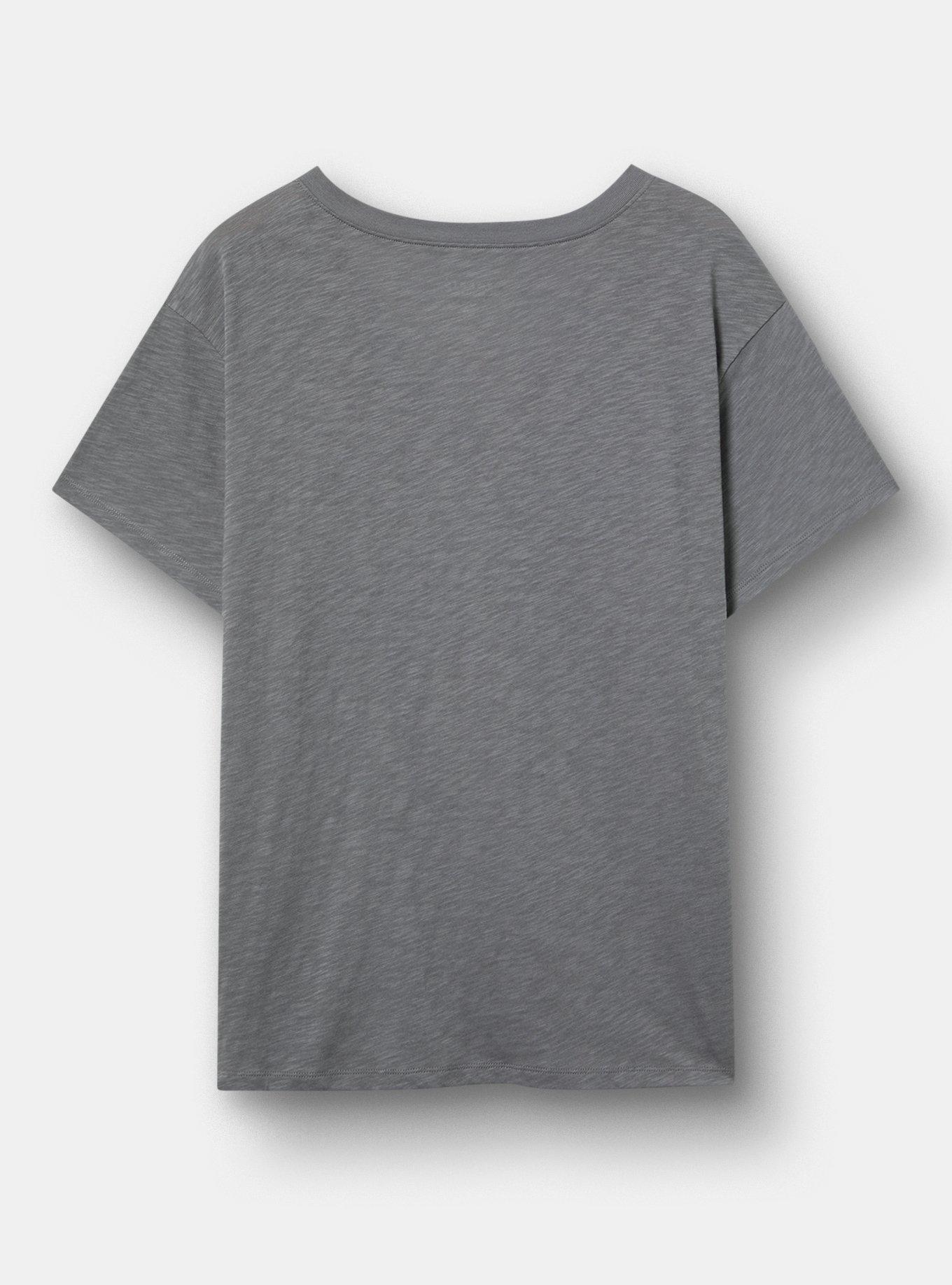 Relaxed Heritage Slub V-Neck Tee