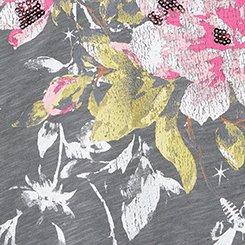 Relaxed Heritage Slub V-Neck Tee, ANGEL FLORALS TORNADO, swatch