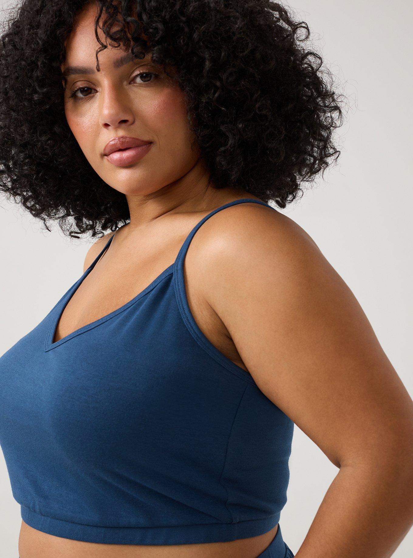 Terry Ultra Crop Lounge Cami, SARGASSO SEA, alternate