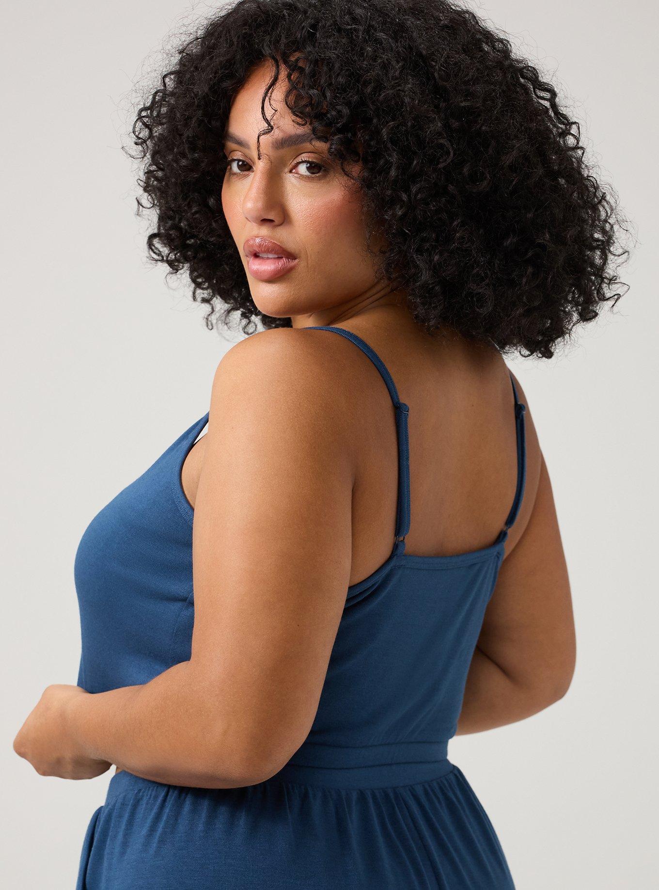 Terry Ultra Crop Lounge Cami, SARGASSO SEA, alternate