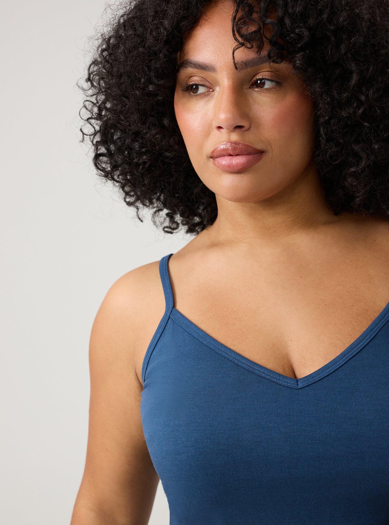 Terry Ultra Crop Lounge Cami, SARGASSO SEA, alternate