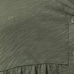 Cotton Button-Down Lounge Dress, DEEP DEPTHS, swatch