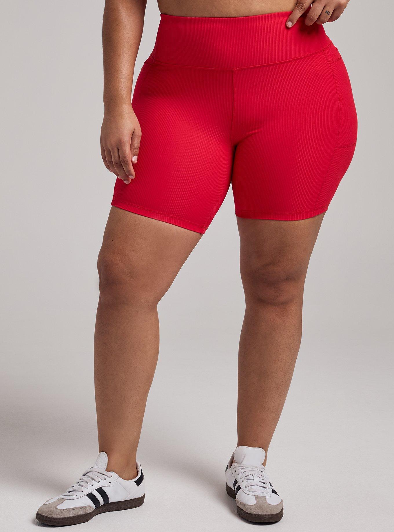 TRU 7'' Performance Rib Active Bike Short, LOLLIPOP, alternate