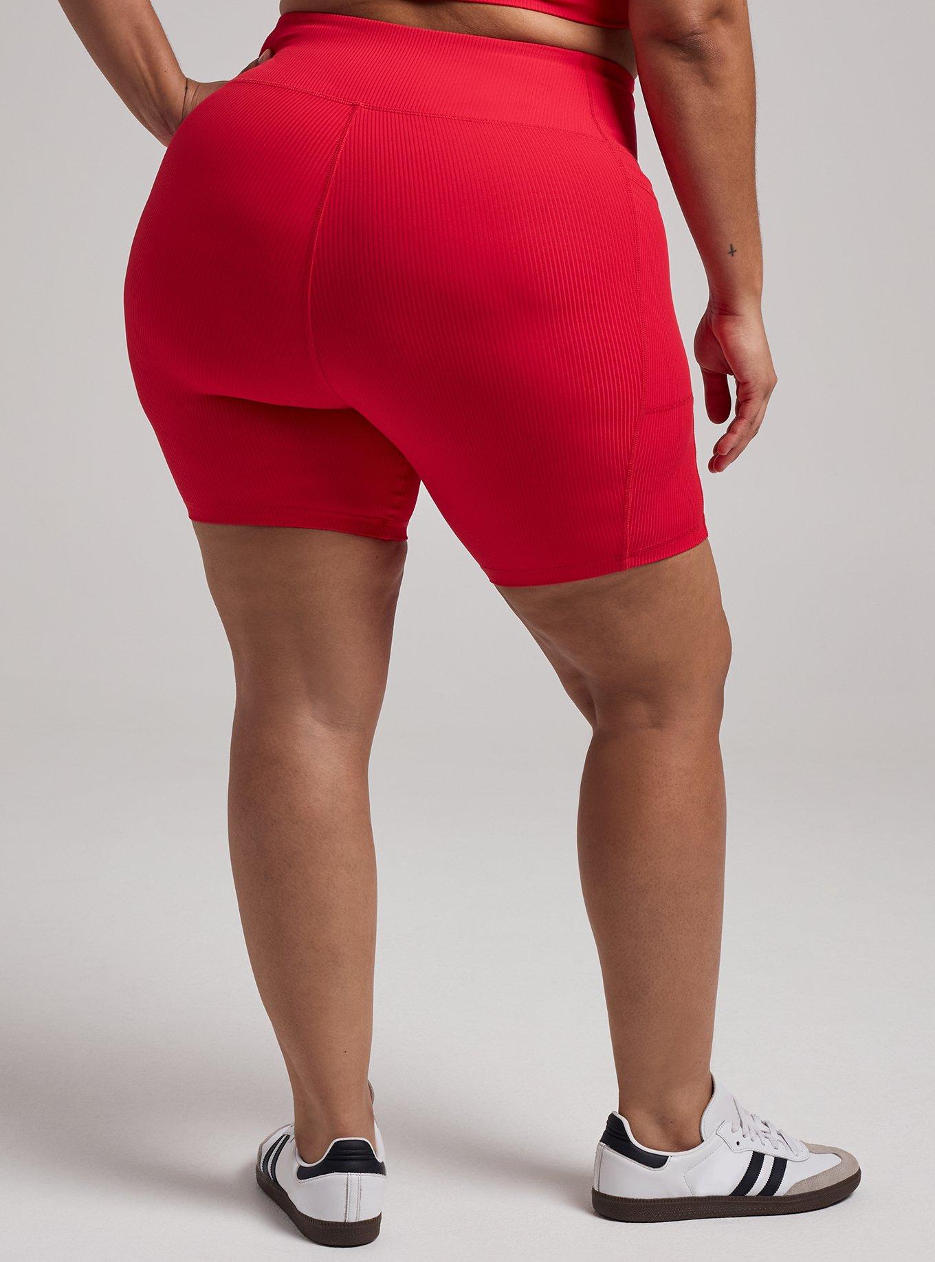 TRU 7'' Performance Rib Active Bike Short, LOLLIPOP, alternate