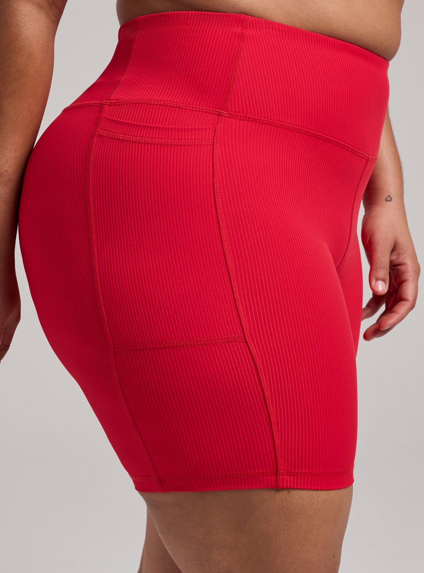 TRU 7'' Performance Rib Active Bike Short, LOLLIPOP, alternate