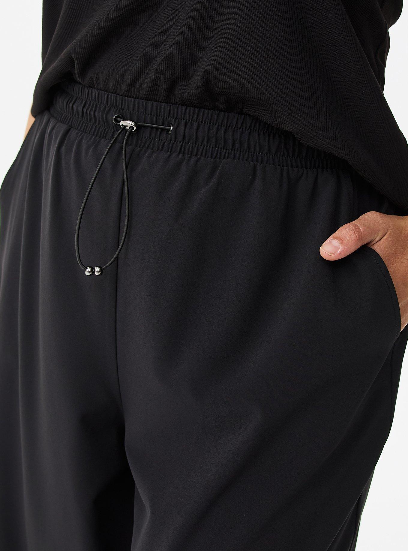 Stretch Woven Wide-Leg Active Pant