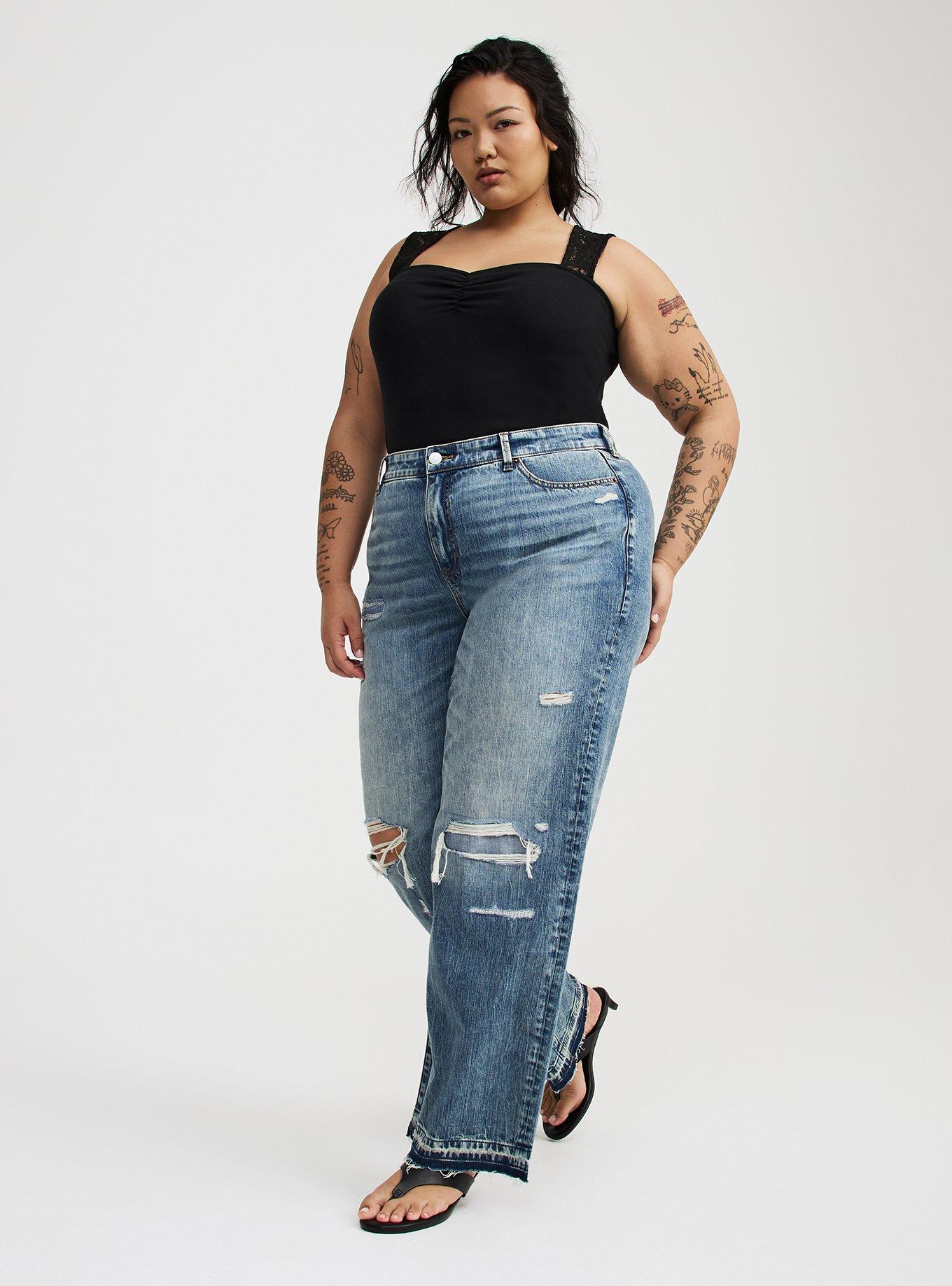 Lace Square Neck Tank