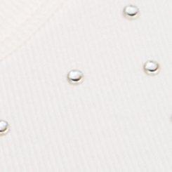 Plus Size Embellished Rib High-Neck Tank, WHISPER WHITE, swatch