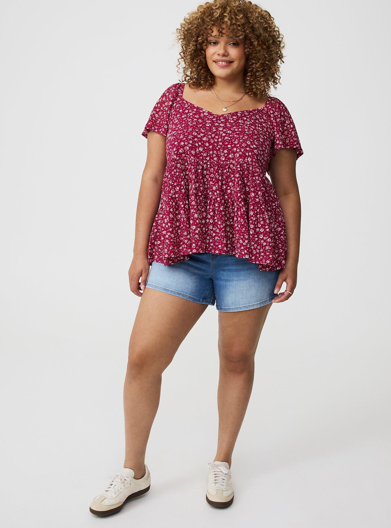 Flutter Sleeve Babydoll Top