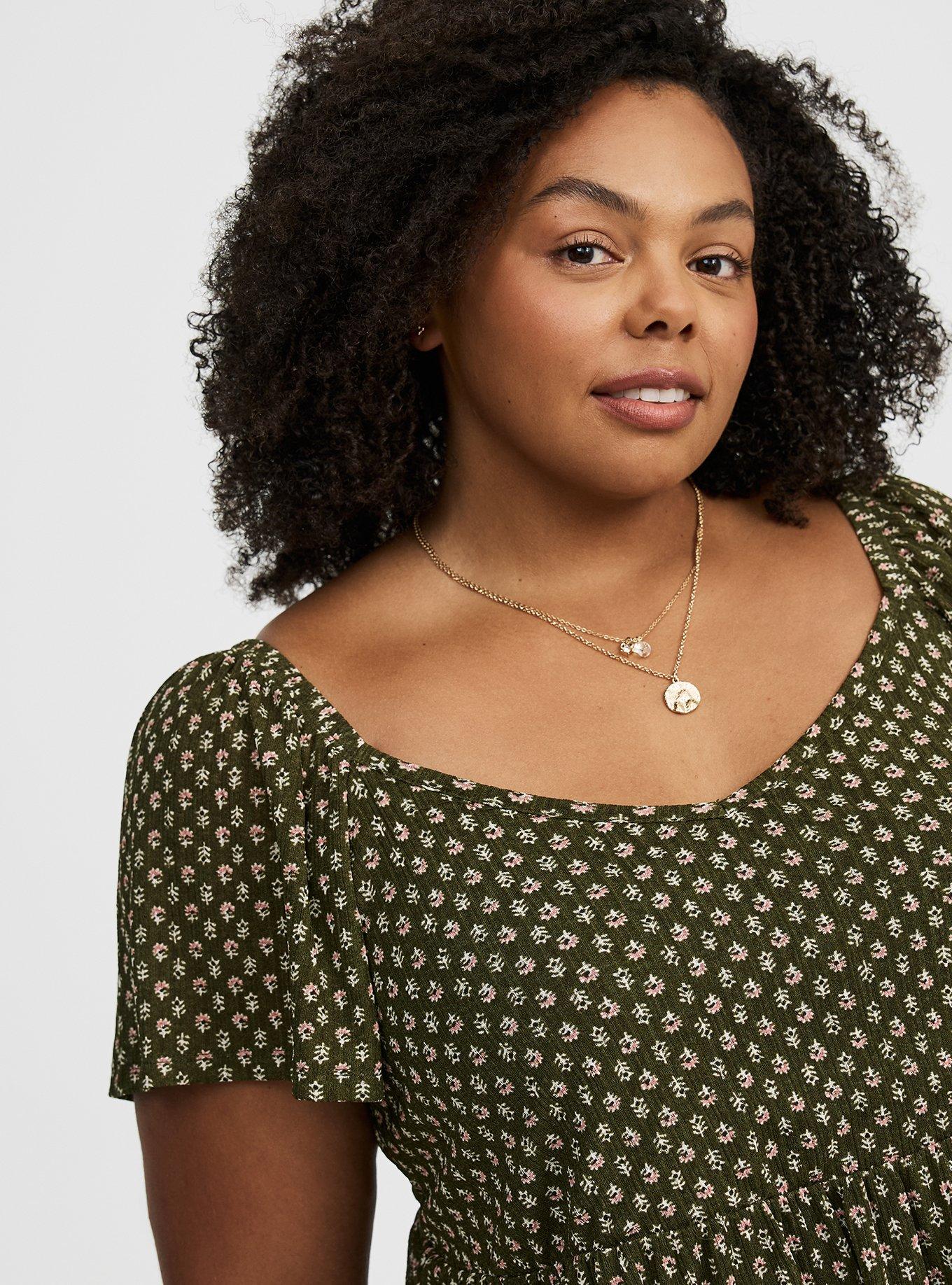 Flutter Sleeve Babydoll Top