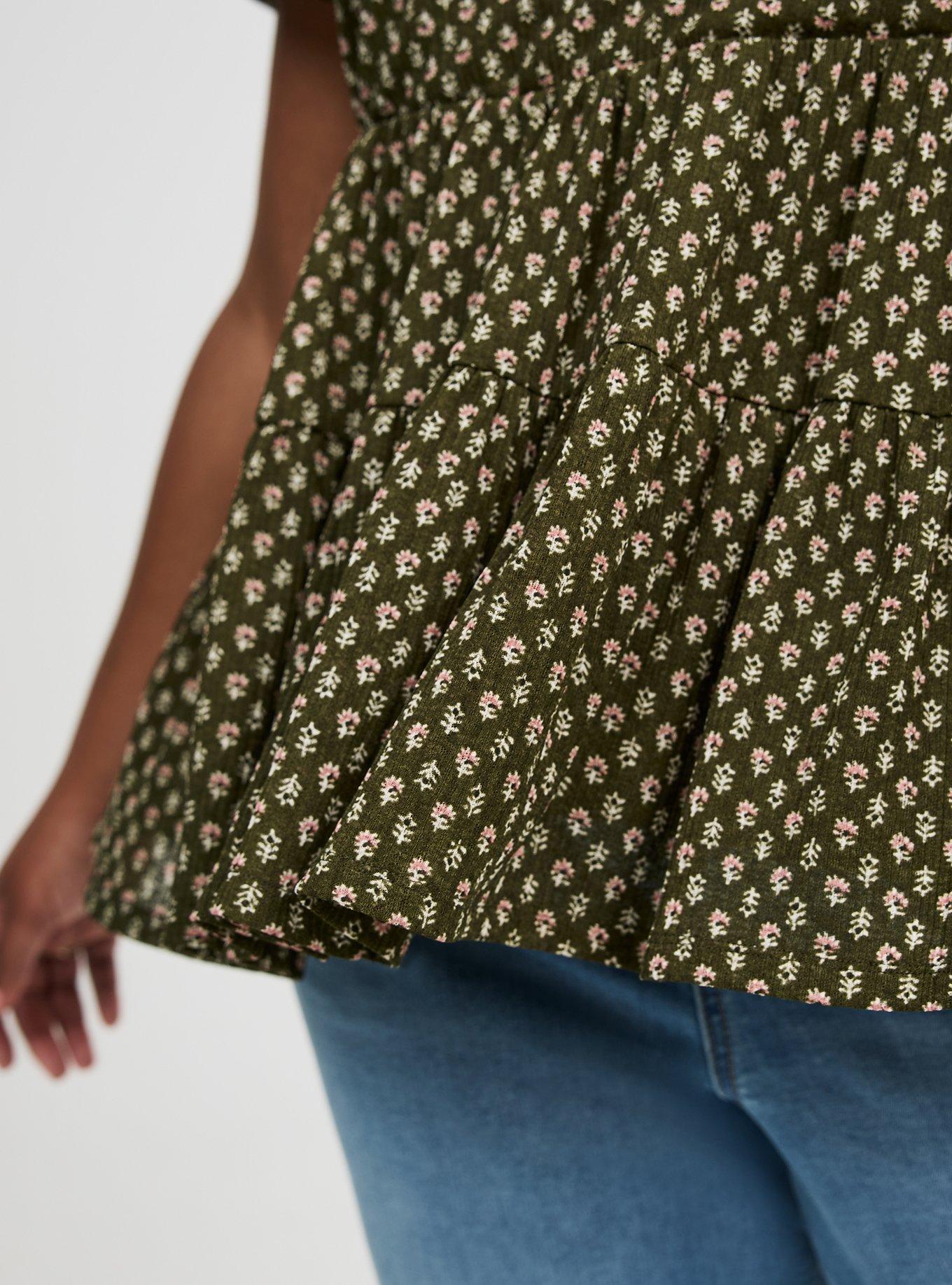 Flutter Sleeve Babydoll Top