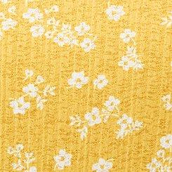 Flutter Sleeve Babydoll Top, CLASSIC DITSY FLORAL YELLOW, swatch