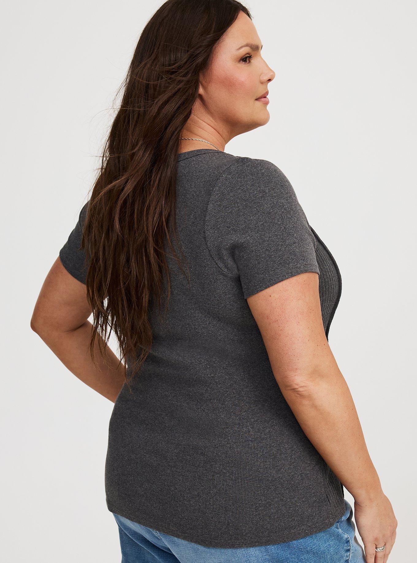Paneled Henley Top