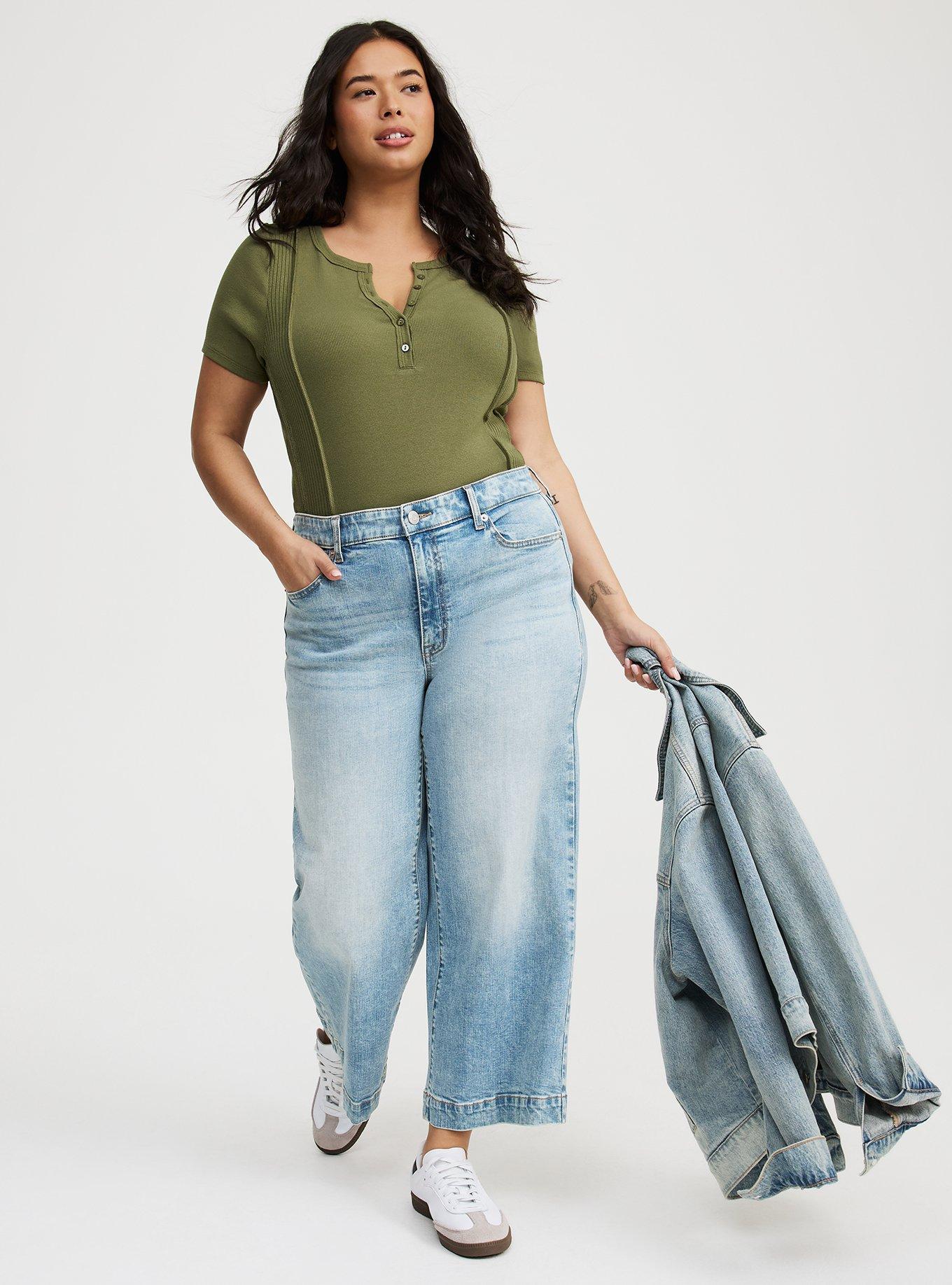 Paneled Henley Top