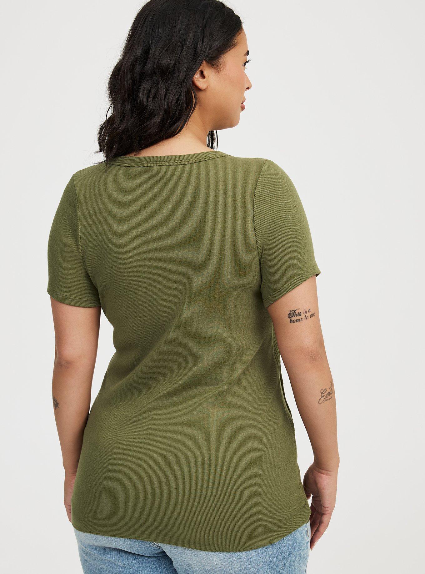 Paneled Henley Top