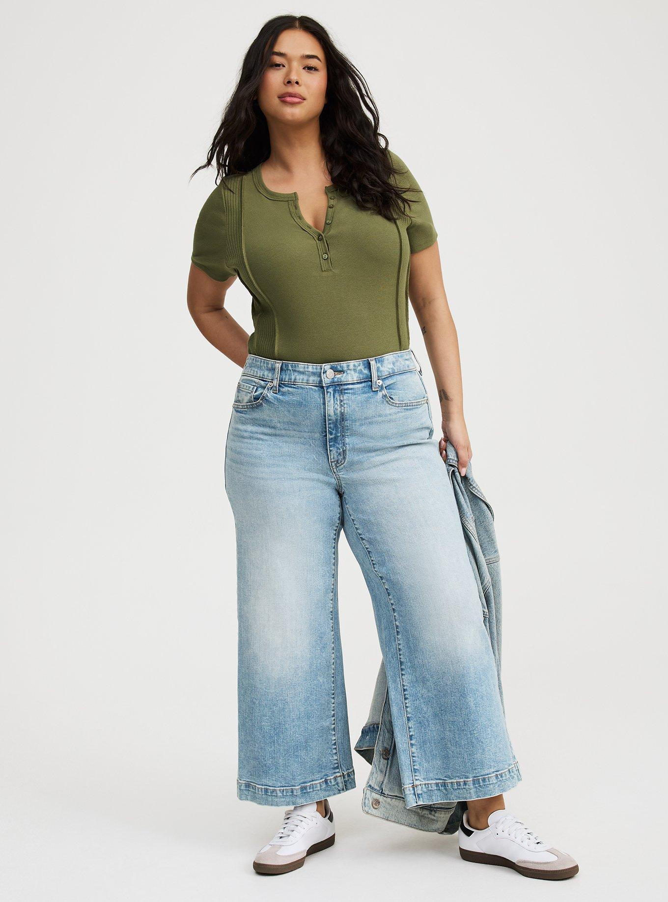 Paneled Henley Top
