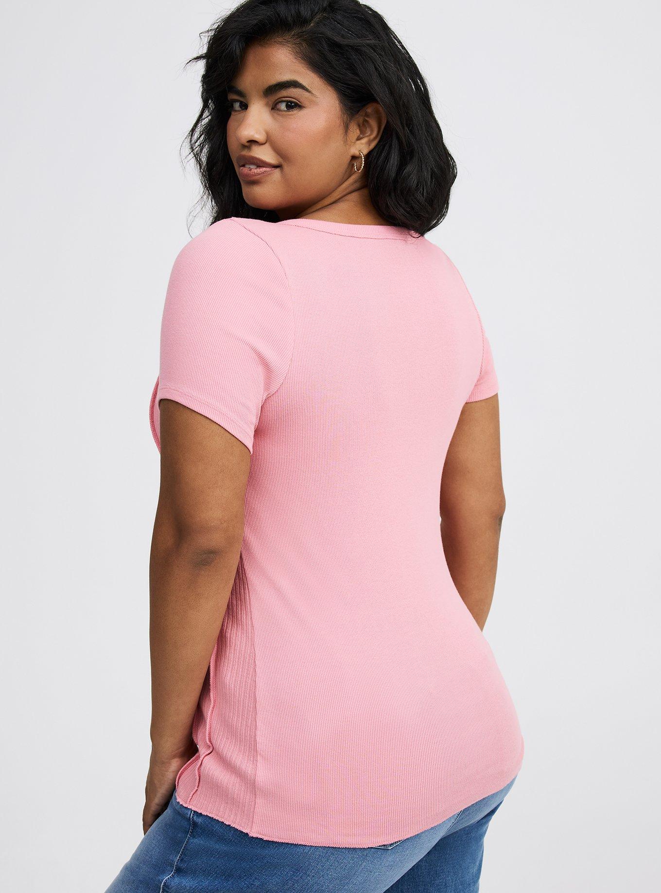 Paneled Henley Top