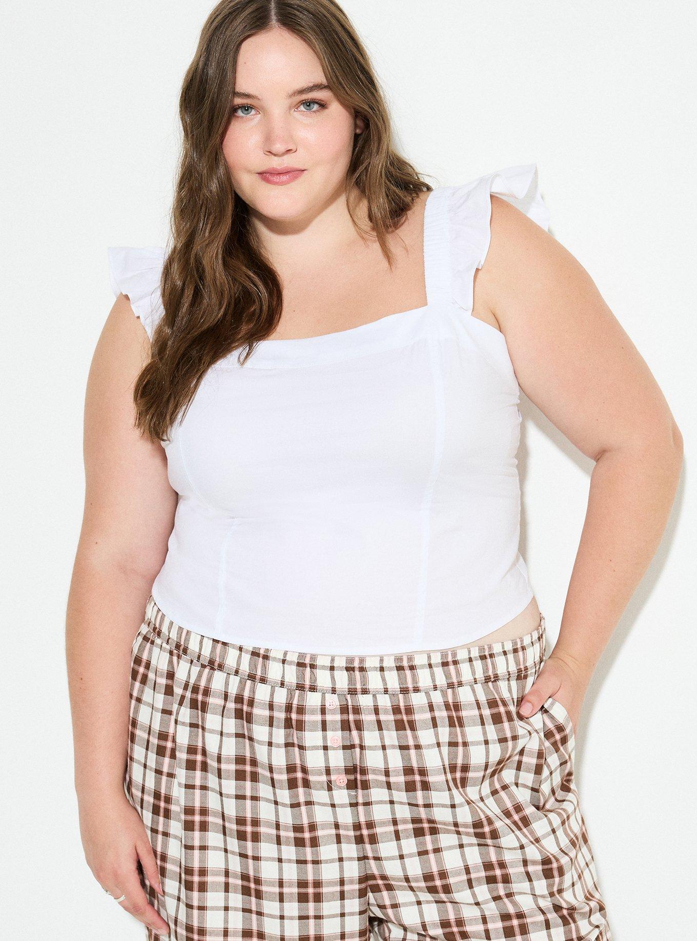 LoveSick Flutter-Sleeve Corset Top