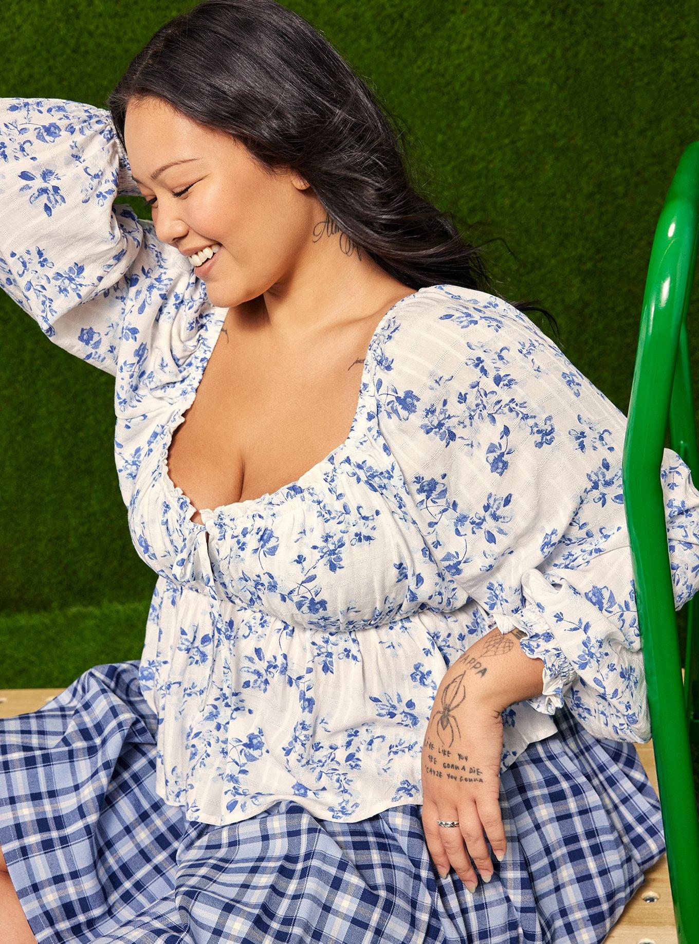 LoveSick Tie-Front Babydoll Top